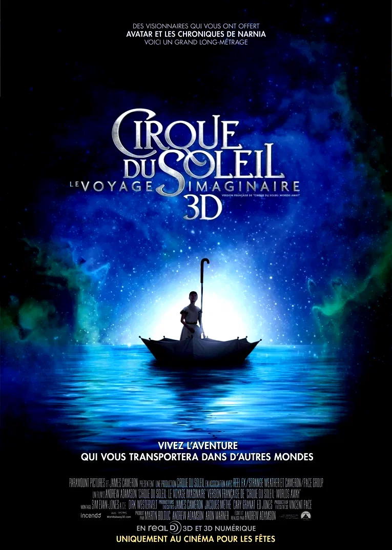Affiche du film : Cirque du Soleil 3D : le voyage imaginaire