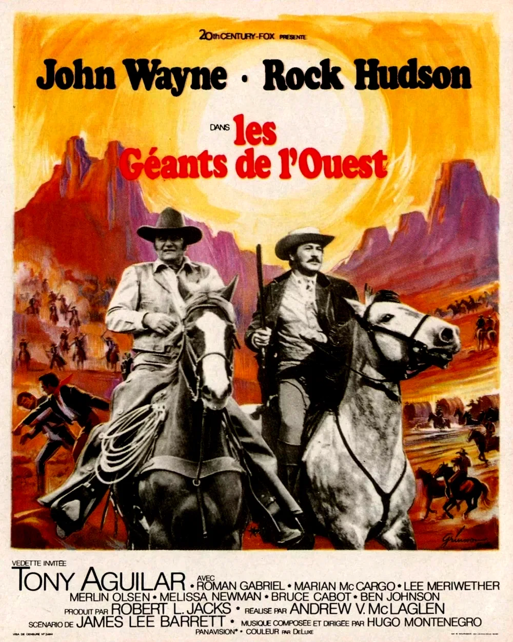 Affiche du film : Les geants de l'ouest