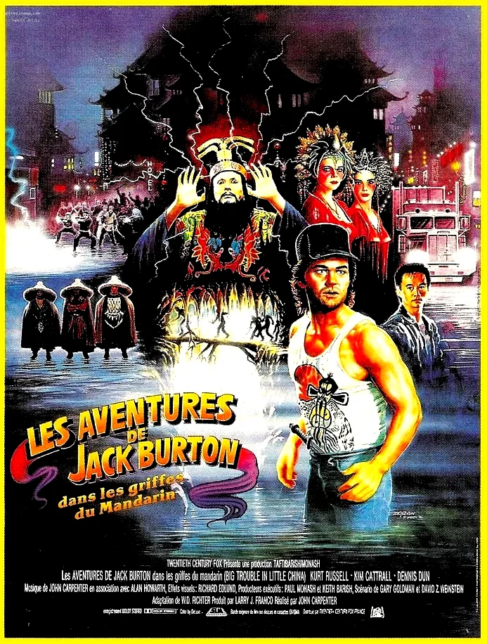 Affiche du film : Les Aventures de Jack Burton dans les griffes du mandarin