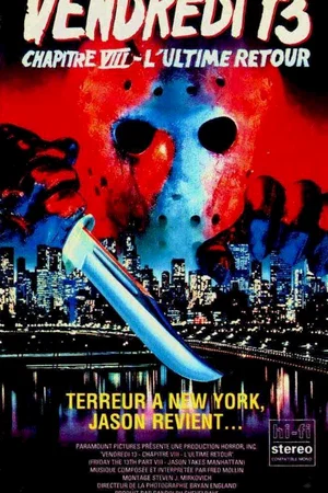 Affiche du film : Vendredi 13, chapitre VIII : l'Ultime retour