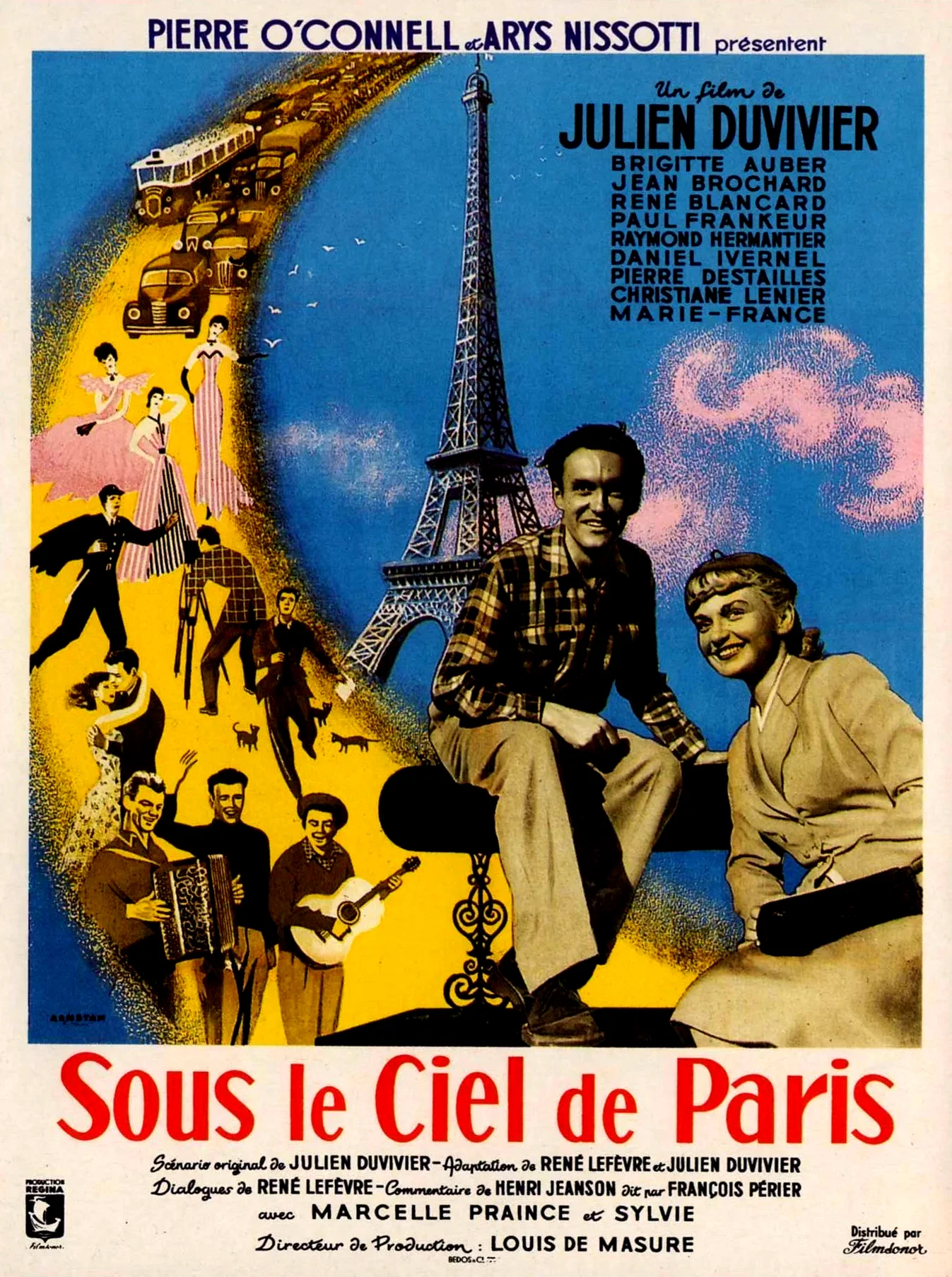 Affiche du film : Sous le ciel de paris