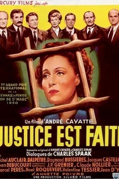 Affiche du film Justice est faite