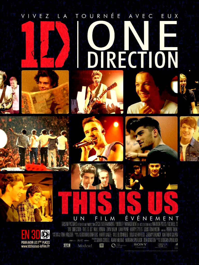 Affiche du film : One Direction Le Film