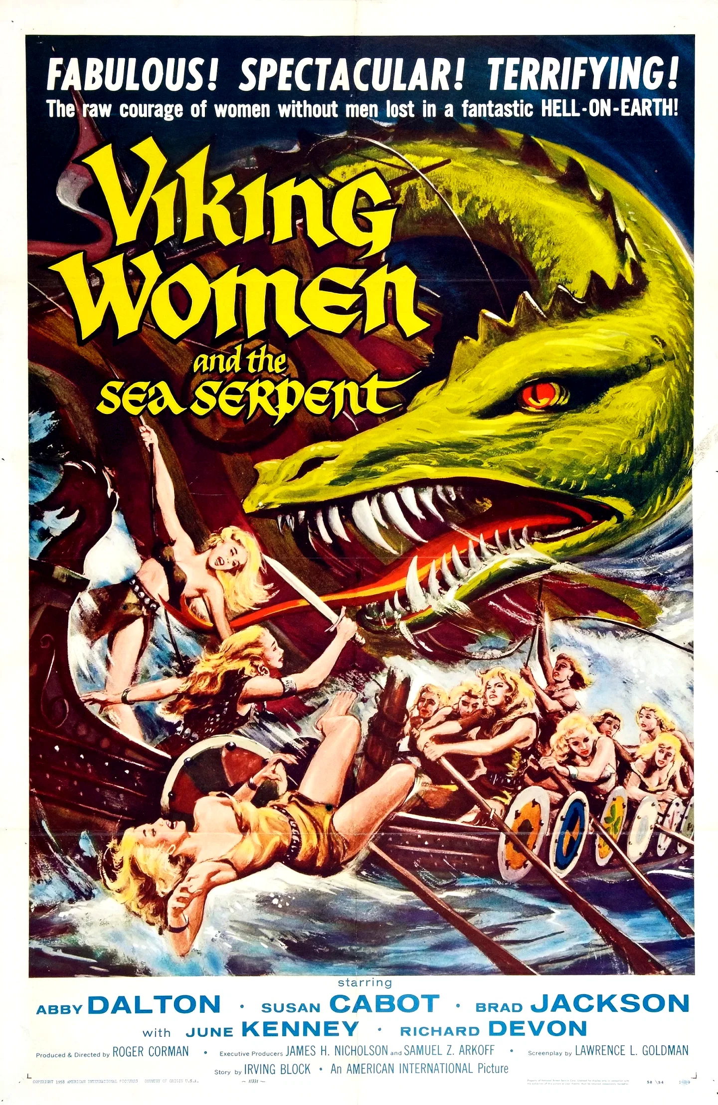 Affiche du film : The viking women and the sea serpent