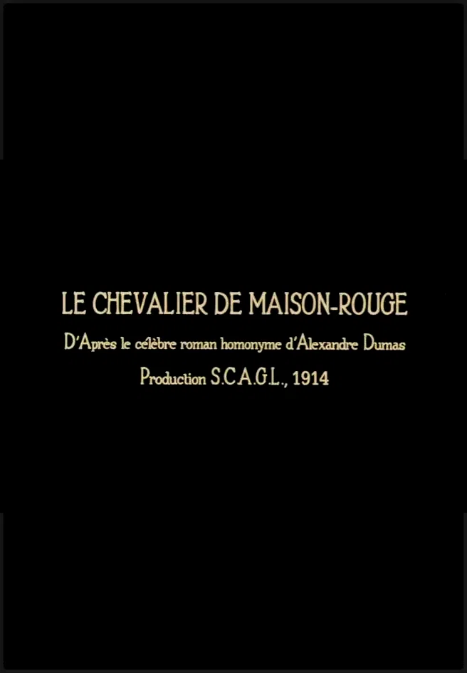 Affiche du film : Le Chevalier de Maison-Rouge