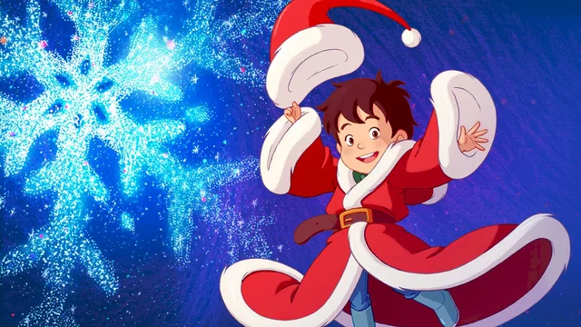 Affiche du film : L'Apprenti Père Noël et le flocon magique 