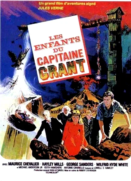 Affiche du film : Les enfants du capitaine grant