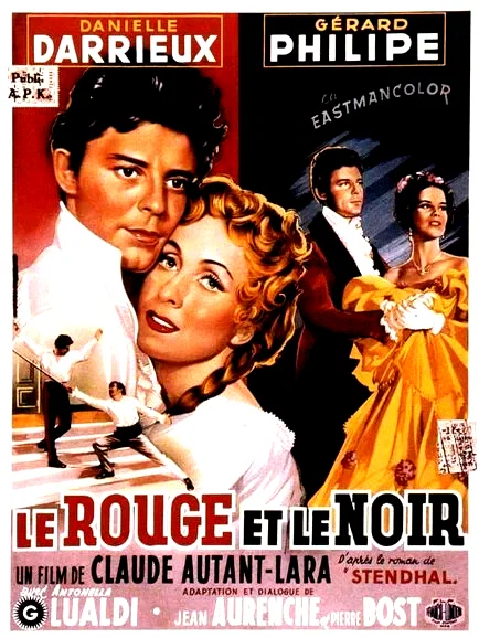 Affiche du film : Le rouge et le noir