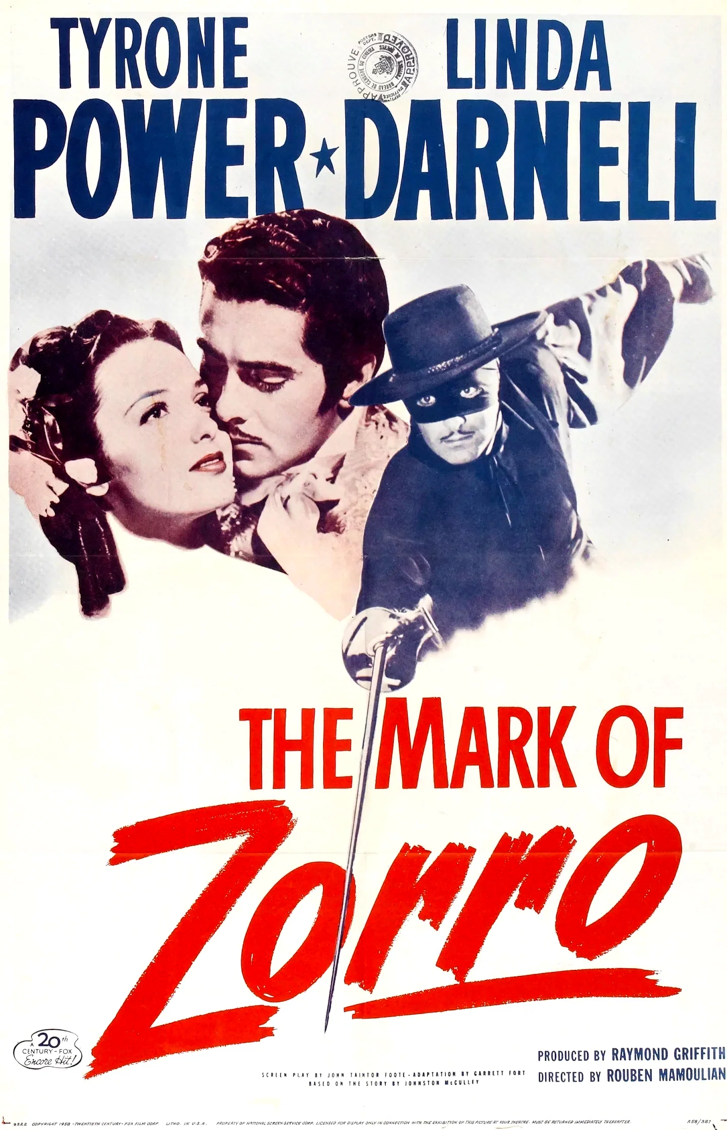 Affiche du film : Le signe de zorro