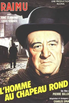 Affiche du film L'homme au chapeau rond
