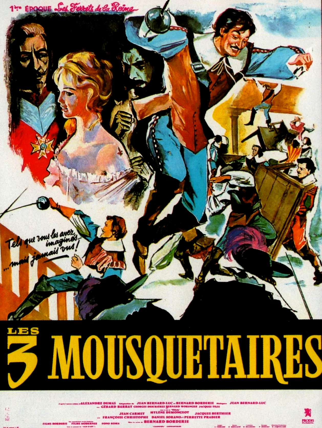 Affiche du film : Les mousquetaires de la reine