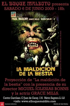 Affiche du film Dans les griffes du loup garou