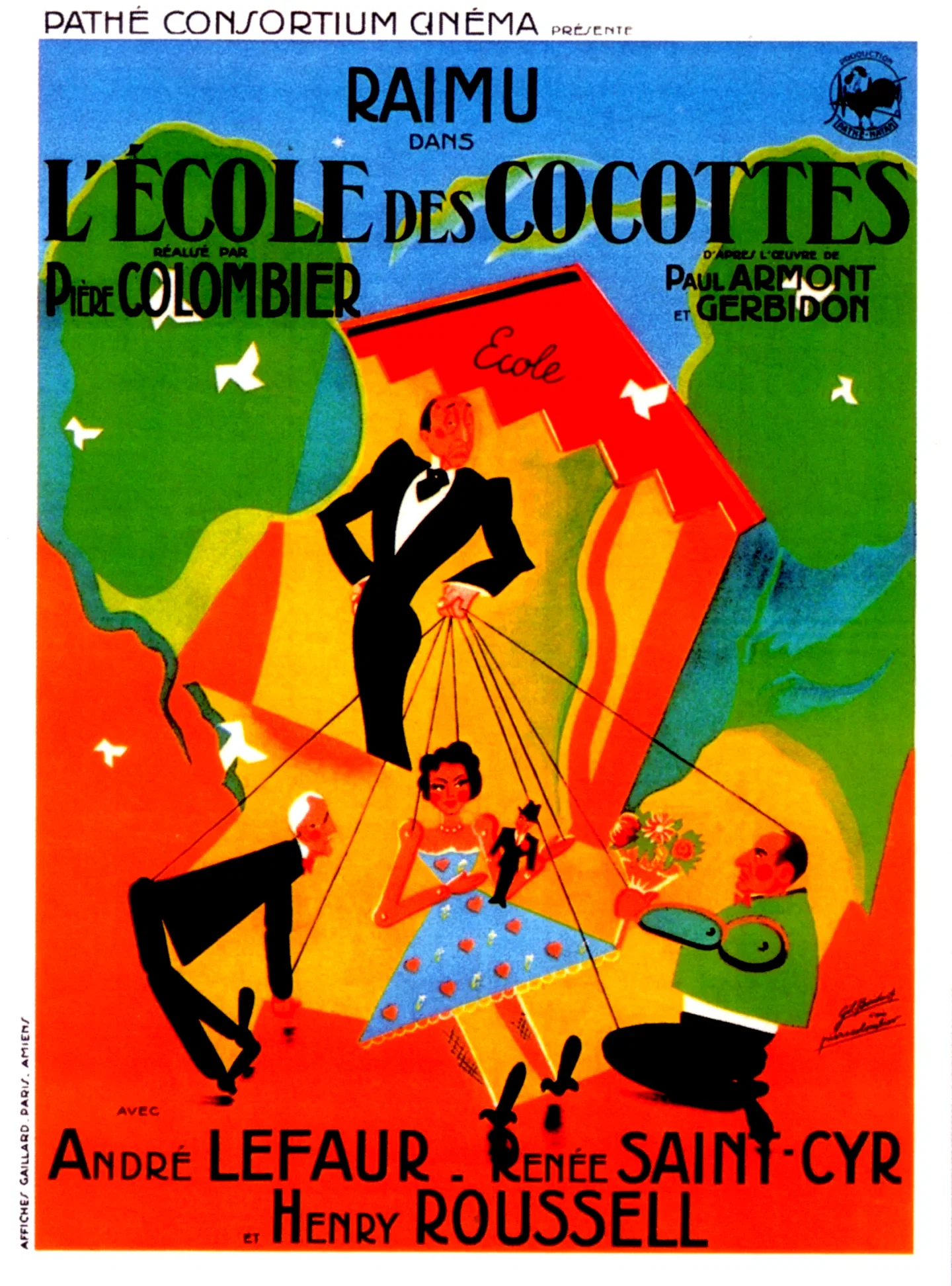 Affiche du film : L'école des cocottes