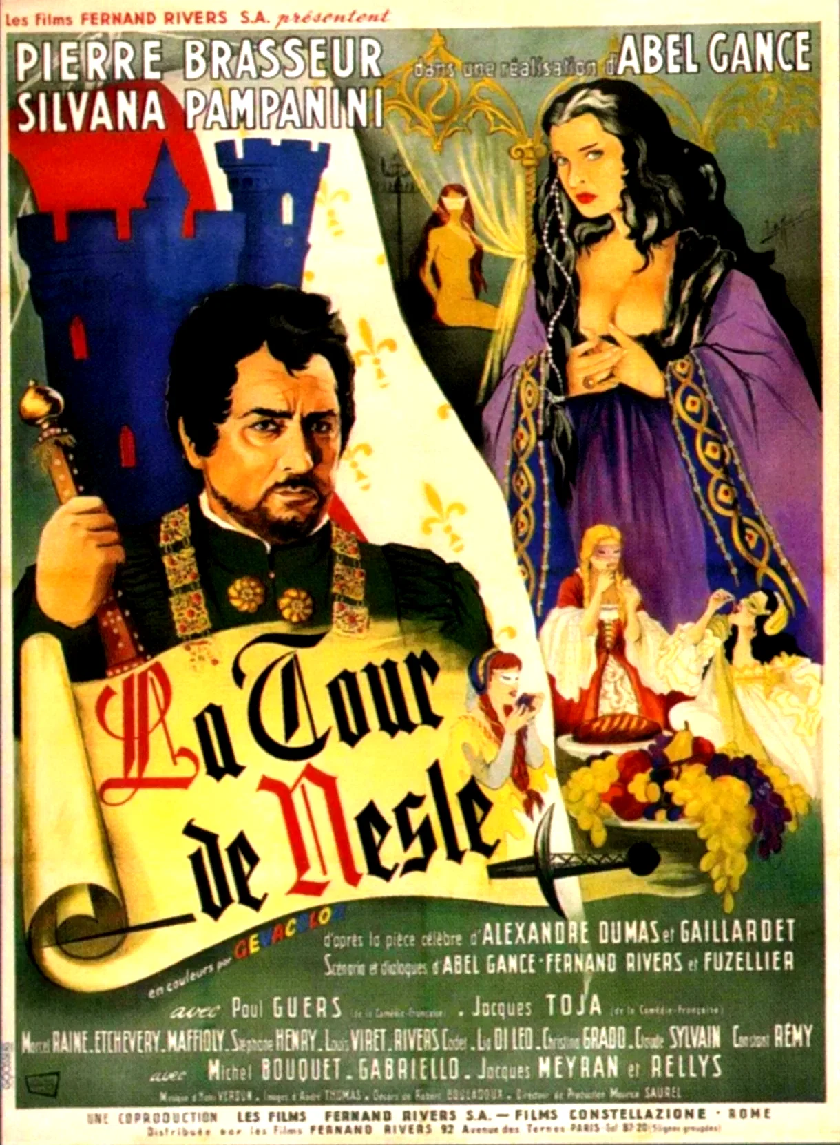 Affiche du film : La tour de nesle