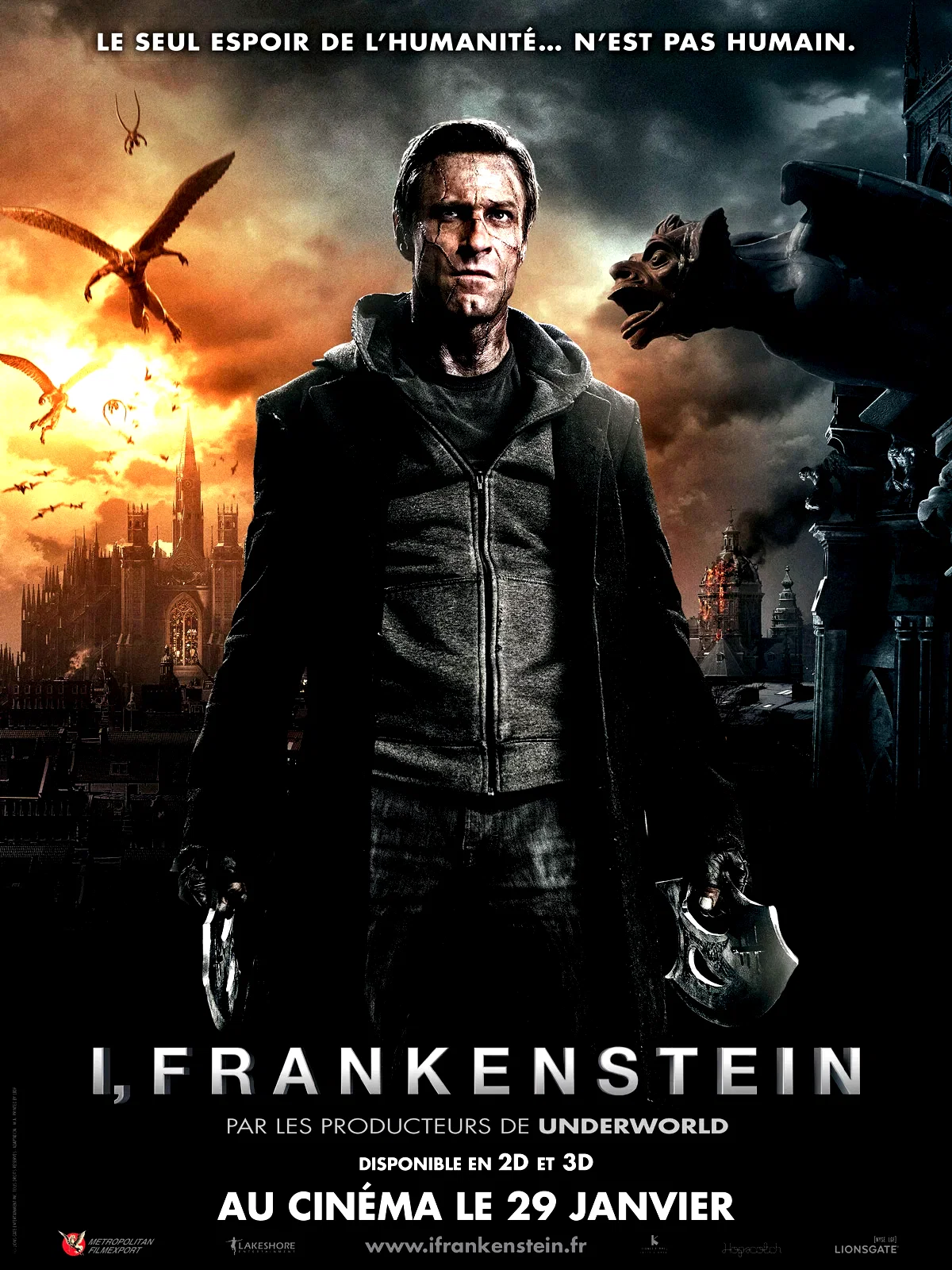 Affiche du film : I, Frankenstein