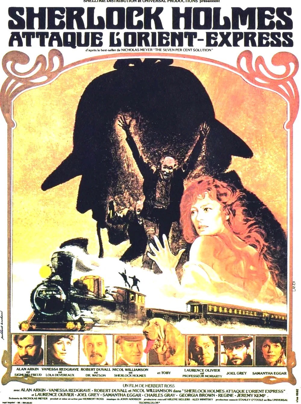 Affiche du film : Sherlock Holmes attaque l'Orient Express