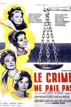 Affiche du film Le crime ne paie pas