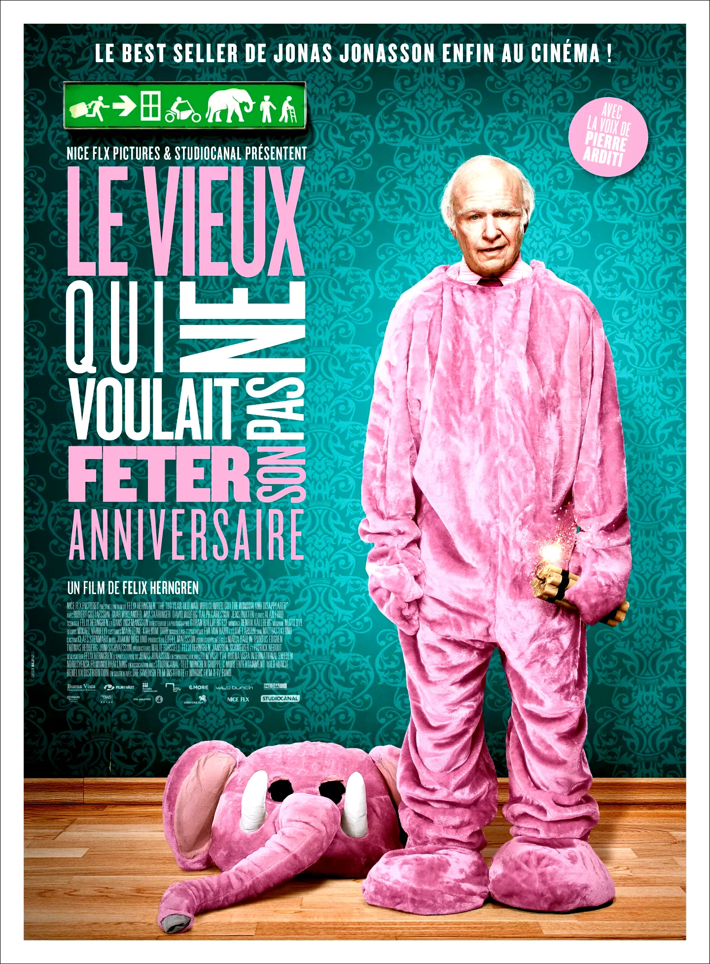 Affiche du film : Le Vieux qui ne voulait pas fêter son anniversaire