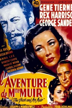 Affiche du film = L'Aventure de Mme Muir