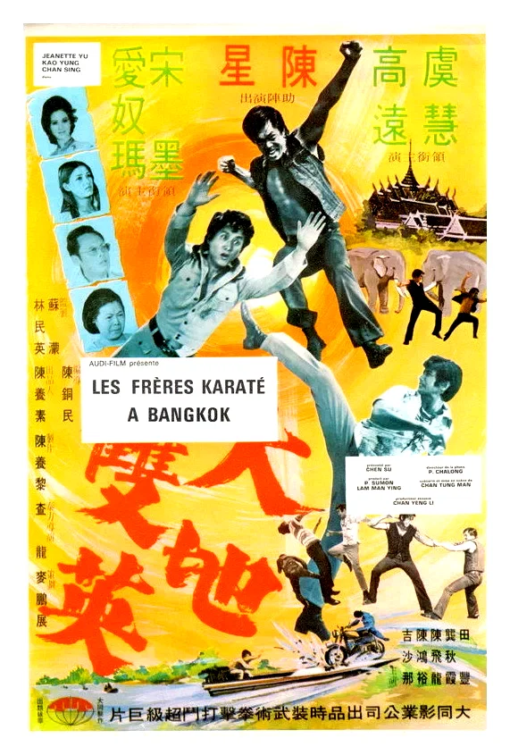 Affiche du film : Les freres karate a bangkok
