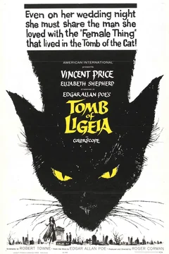 Affiche du film = La tombe de ligeia