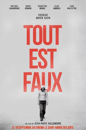 Affiche du film : Tout est faux