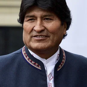 Photo star :  Evo Morales