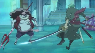 Image de La bataille finale du palais Ryûgû ! Zoro contre Hody