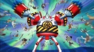 Image de Général Franky, le pirate de fer en action !