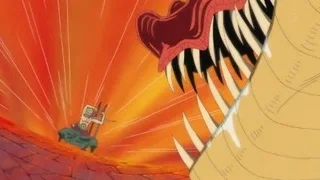 Image de Un combat chaud chaud chaud ! Luffy contre le dragon géant