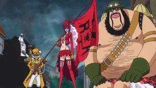 Image de Sabo sort de l'ombre. Les commandants révolutionnaires !