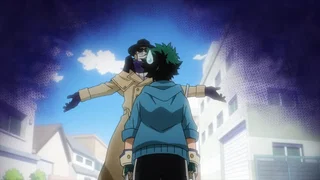 Image de Deku contre le Gentleman Criminel