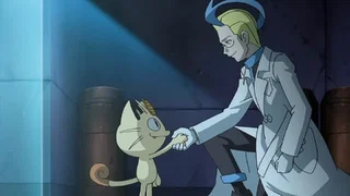 Image de Miaouss, Nikolaï et les rivaux de la Team Plasma !