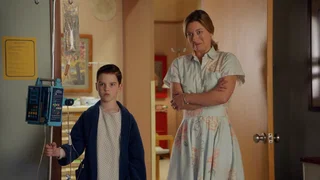 Image de Sheldon à l’hôpital