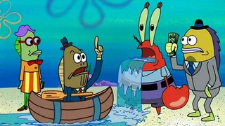 Image de Le capitaine Krabs fait des affaires