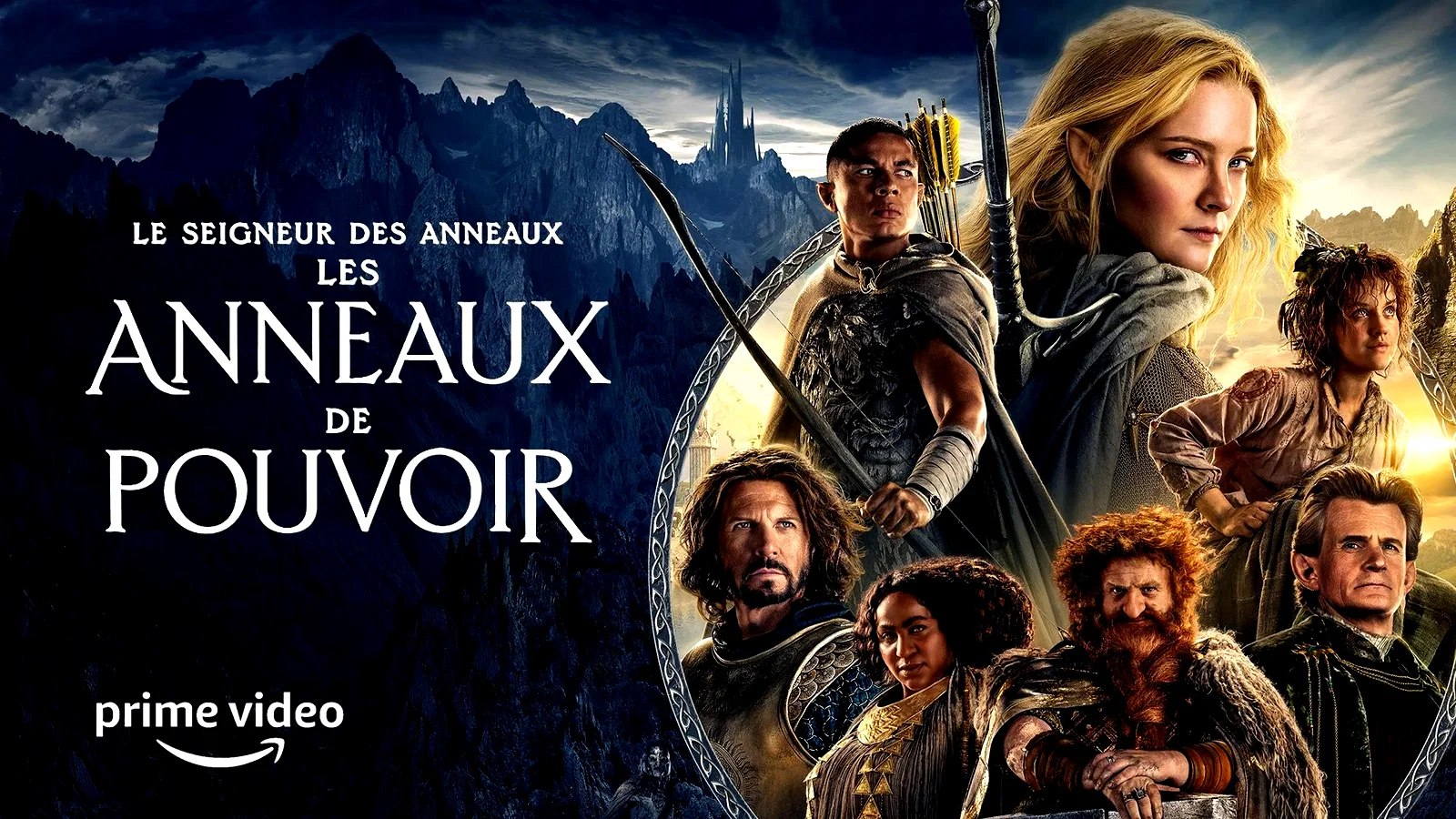 Affiche de la série : Le Seigneur des anneaux : Les Anneaux de pouvoir