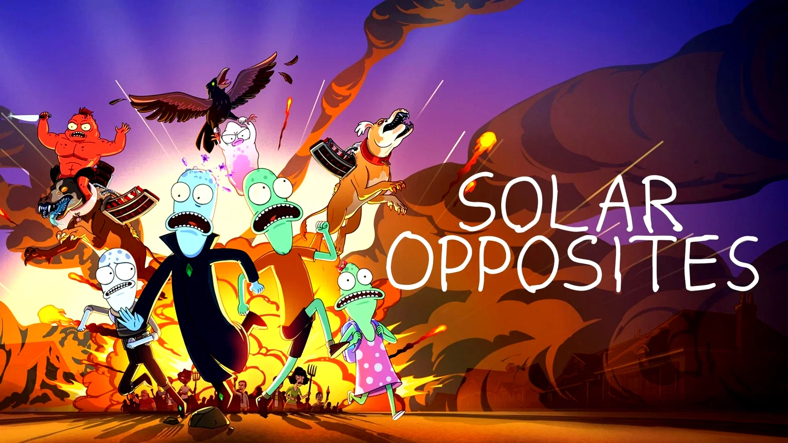 Affiche de la série : Solar Opposites